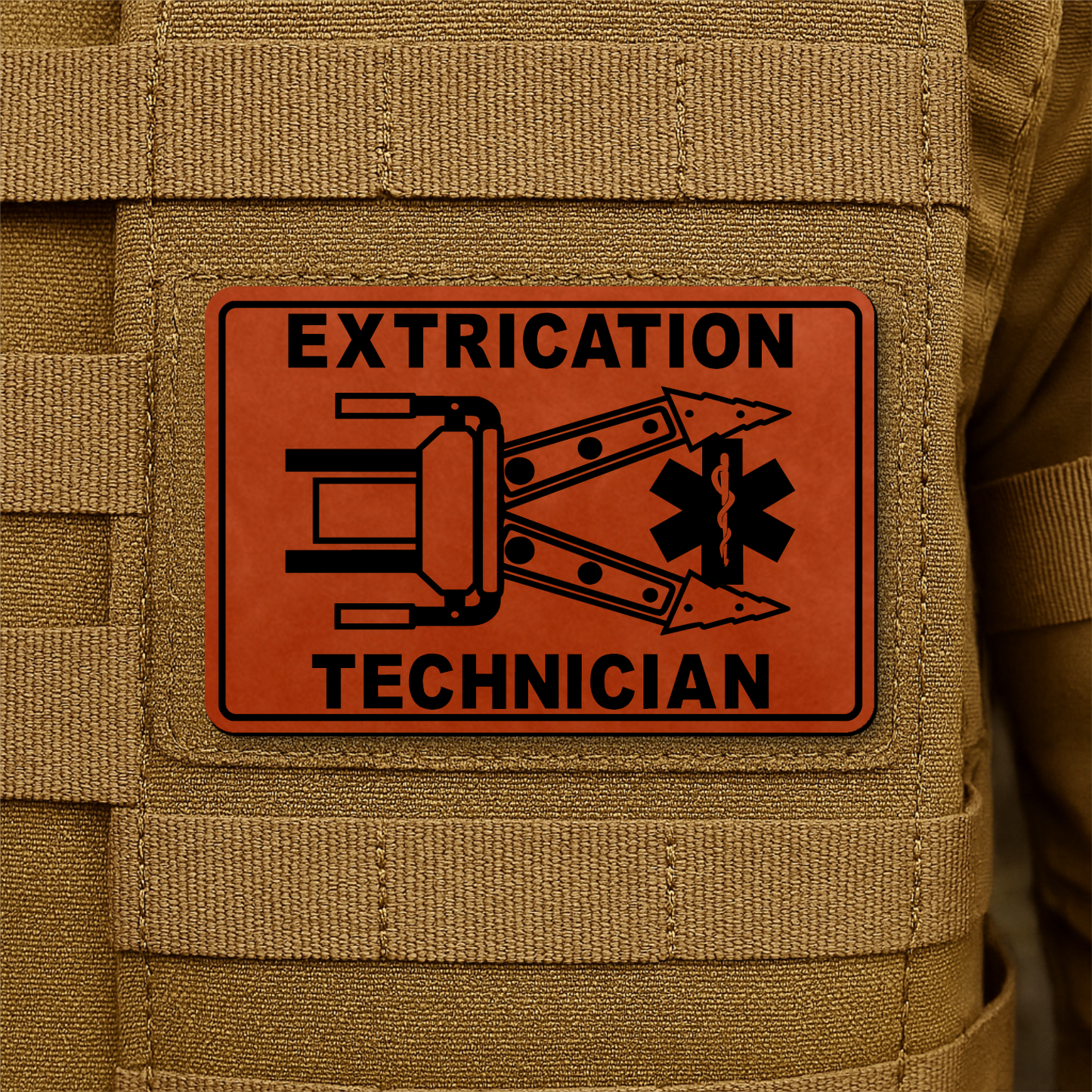 Vehicle Extrication Technician - Jaws of Life Patch – 2” x 3” Hook & Loop | Made in USA