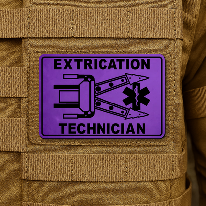 Vehicle Extrication Technician - Jaws of Life Patch – 2” x 3” Hook & Loop | Made in USA