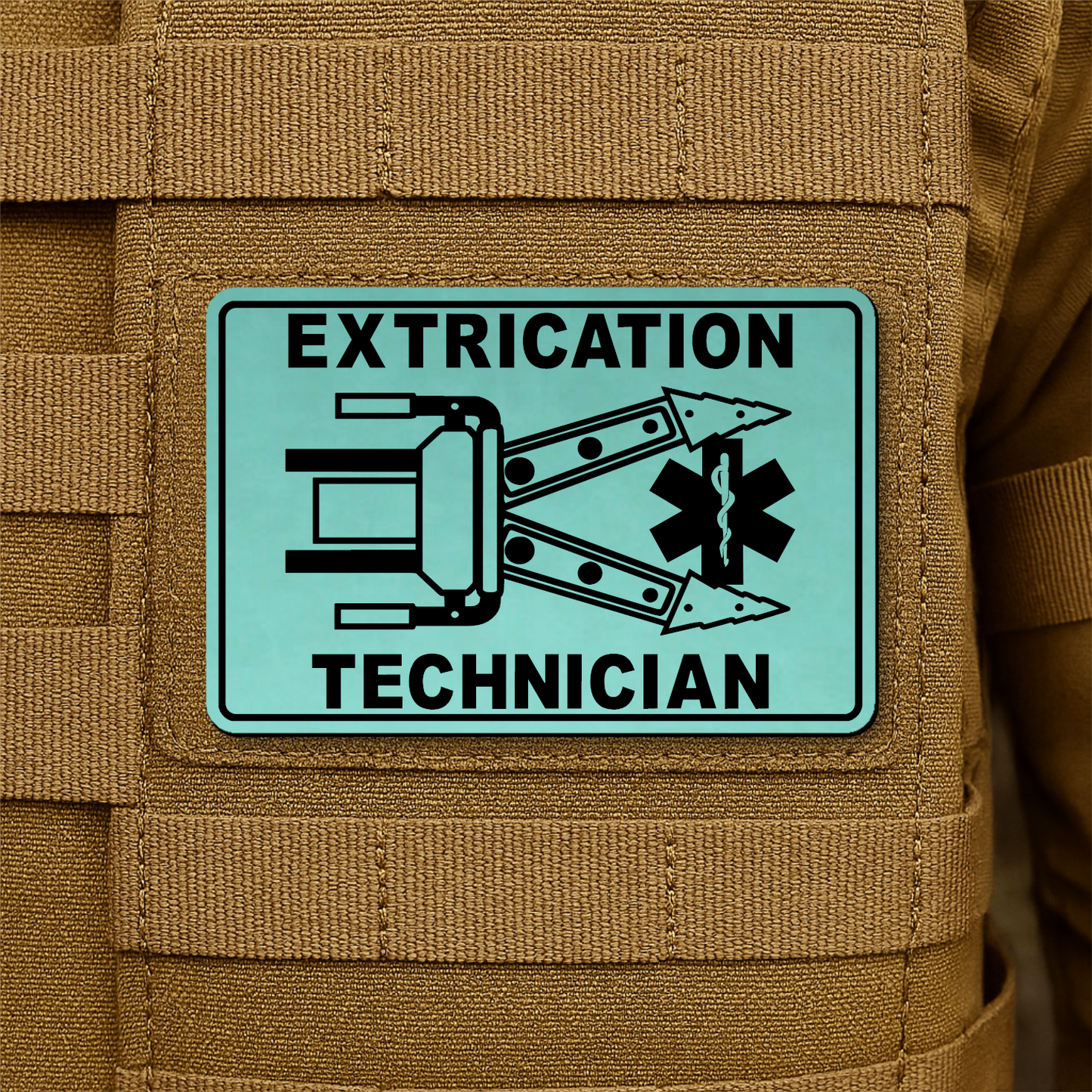 Vehicle Extrication Technician - Jaws of Life Patch – 2” x 3” Hook & Loop | Made in USA