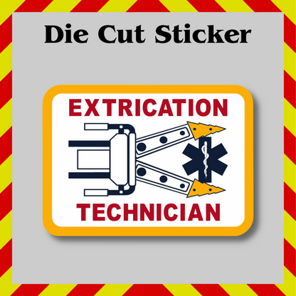 Extrication Technician Sticker – Jaws of Life Vehicle Rescue