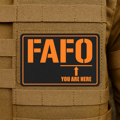 FAFO Morale Patch 2"x3" Hook & Loop | Made in USA
