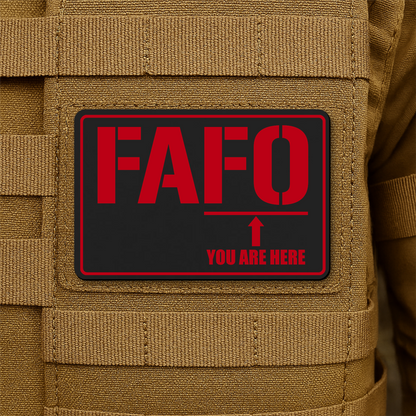 FAFO Morale Patch 2"x3" Hook & Loop | Made in USA