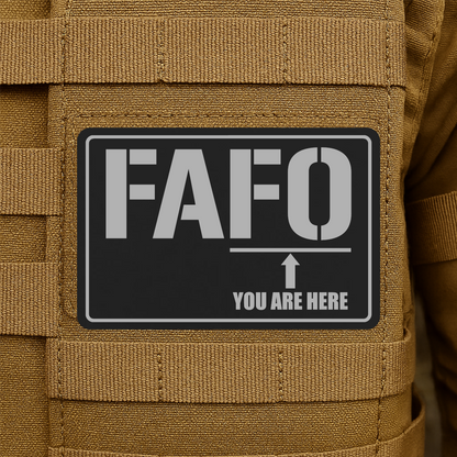 FAFO Morale Patch 2"x3" Hook & Loop | Made in USA