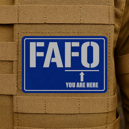 FAFO Morale Patch 2"x3" Hook & Loop | Made in USA