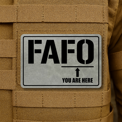 FAFO Morale Patch 2"x3" Hook & Loop | Made in USA