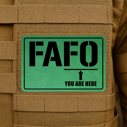 FAFO Morale Patch 2"x3" Hook & Loop | Made in USA