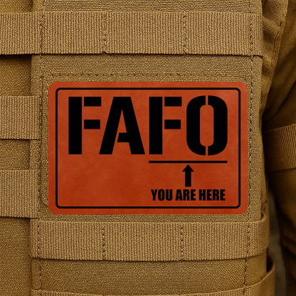 FAFO Morale Patch 2"x3" Hook & Loop | Made in USA