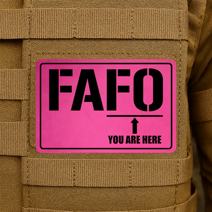 FAFO Morale Patch 2"x3" Hook & Loop | Made in USA