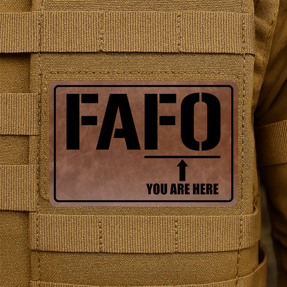 FAFO Morale Patch 2"x3" Hook & Loop | Made in USA