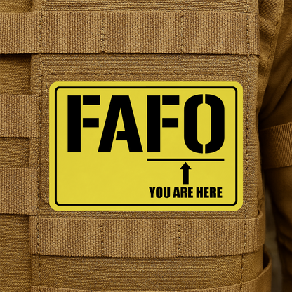 FAFO Morale Patch 2"x3" Hook & Loop | Made in USA