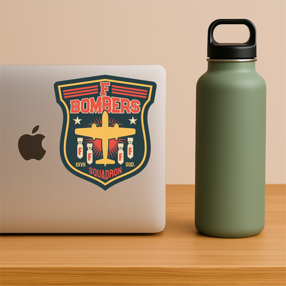 Dropping F Bombs Sticker – Funny Vinyl Decal, Sarcastic & Waterproof