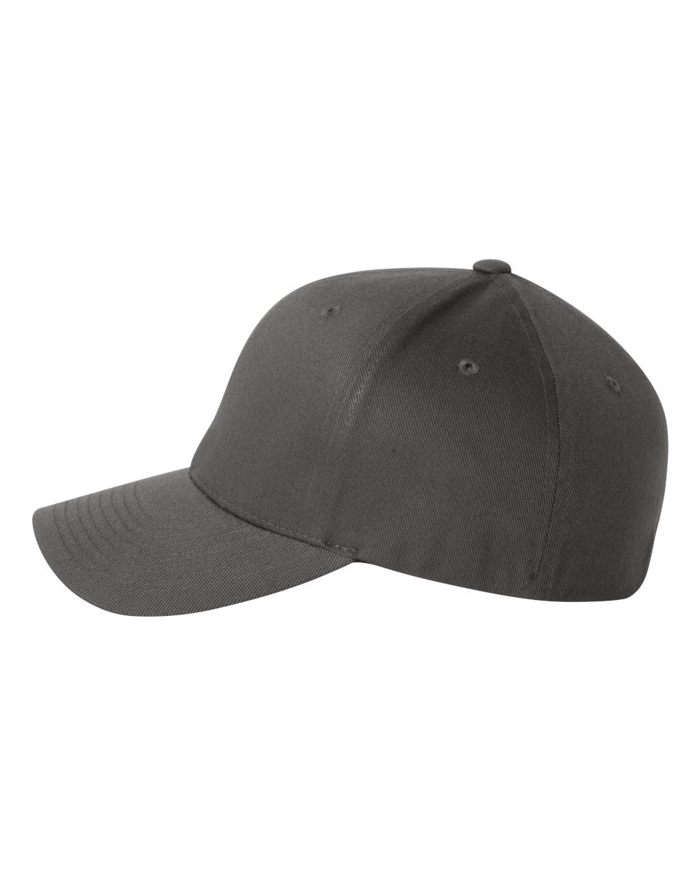 Dark gray baseball cap on a white background