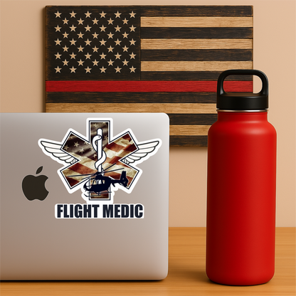 Flight Medic Sticker – EMS Vinyl Decal, Waterproof First Responder