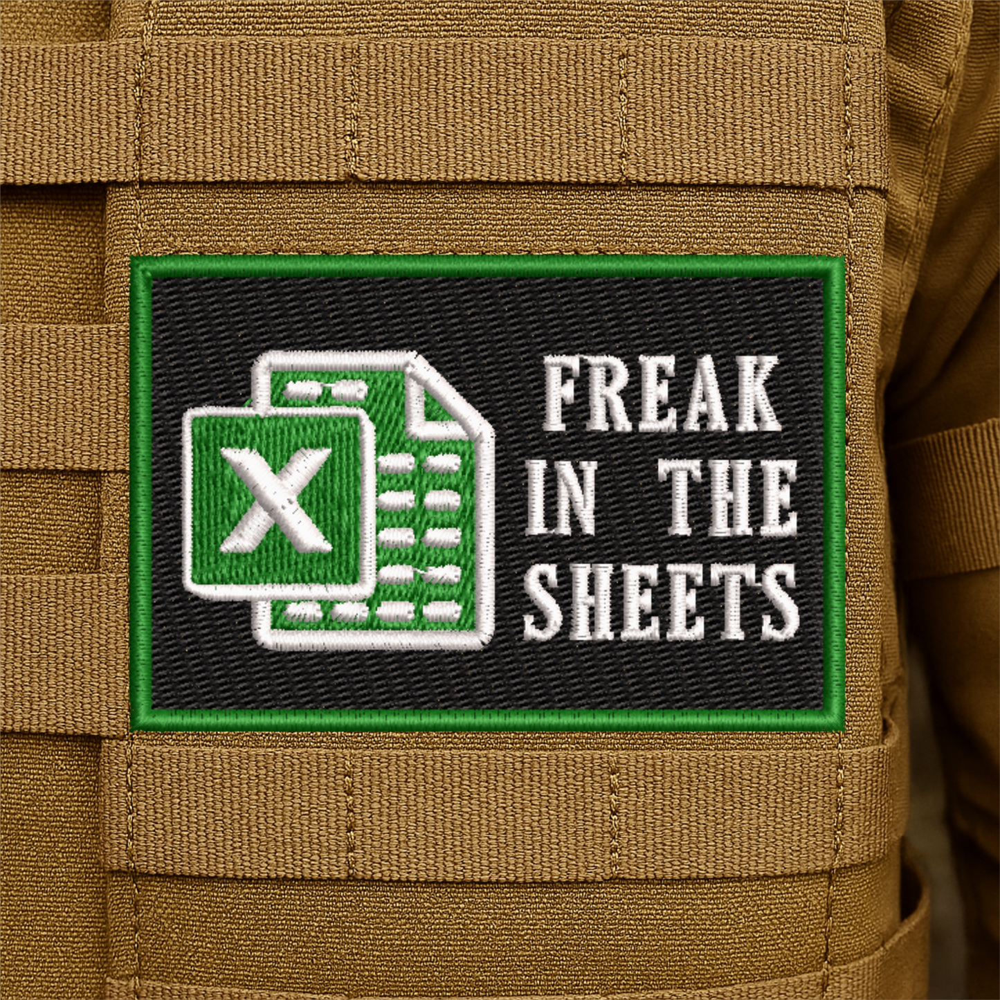 Freak In The Sheets Funny Embroidered Morale Patch