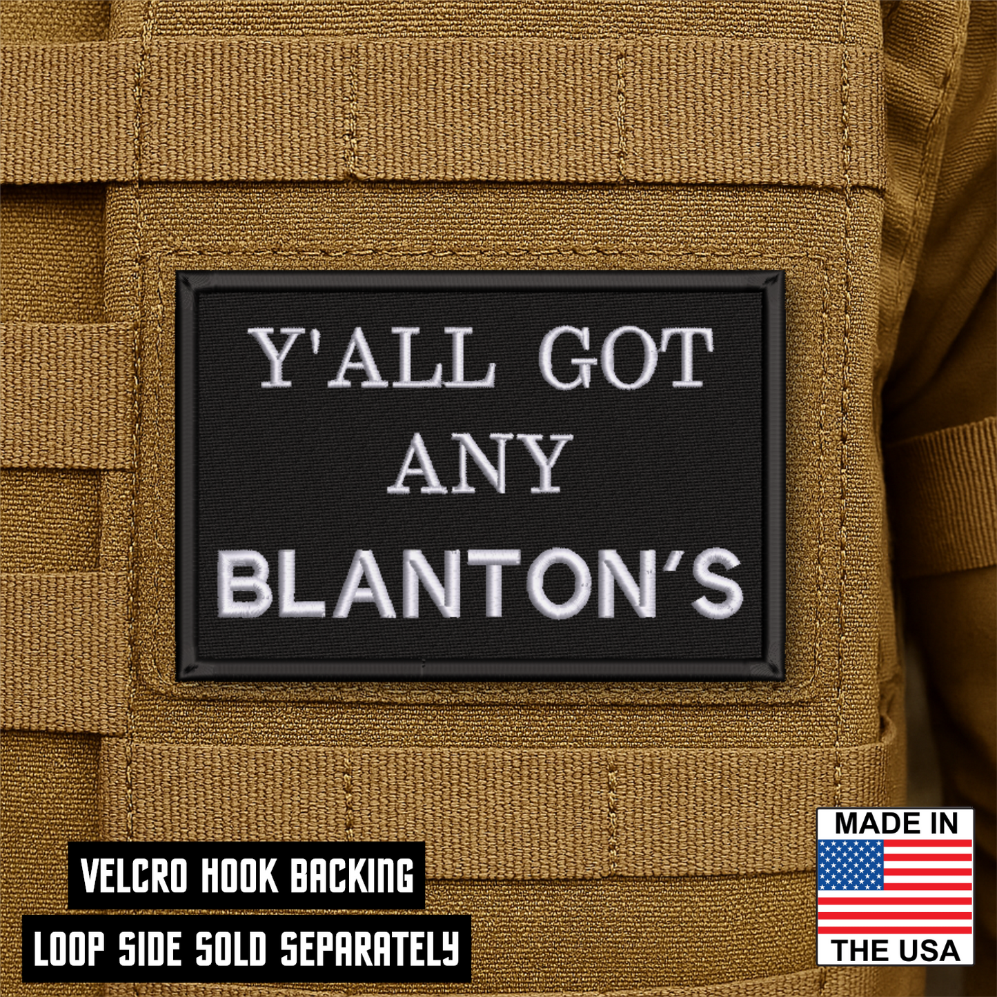 Got Any Blanton's Funny Morale Patch 2"x3" Hook & Loop | Made in USA