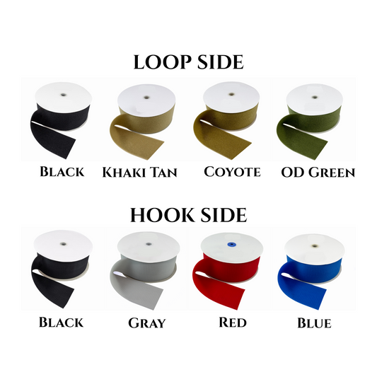 Pre-Cut Hook & Loop Backing with Iron-on or Sew-on Applications