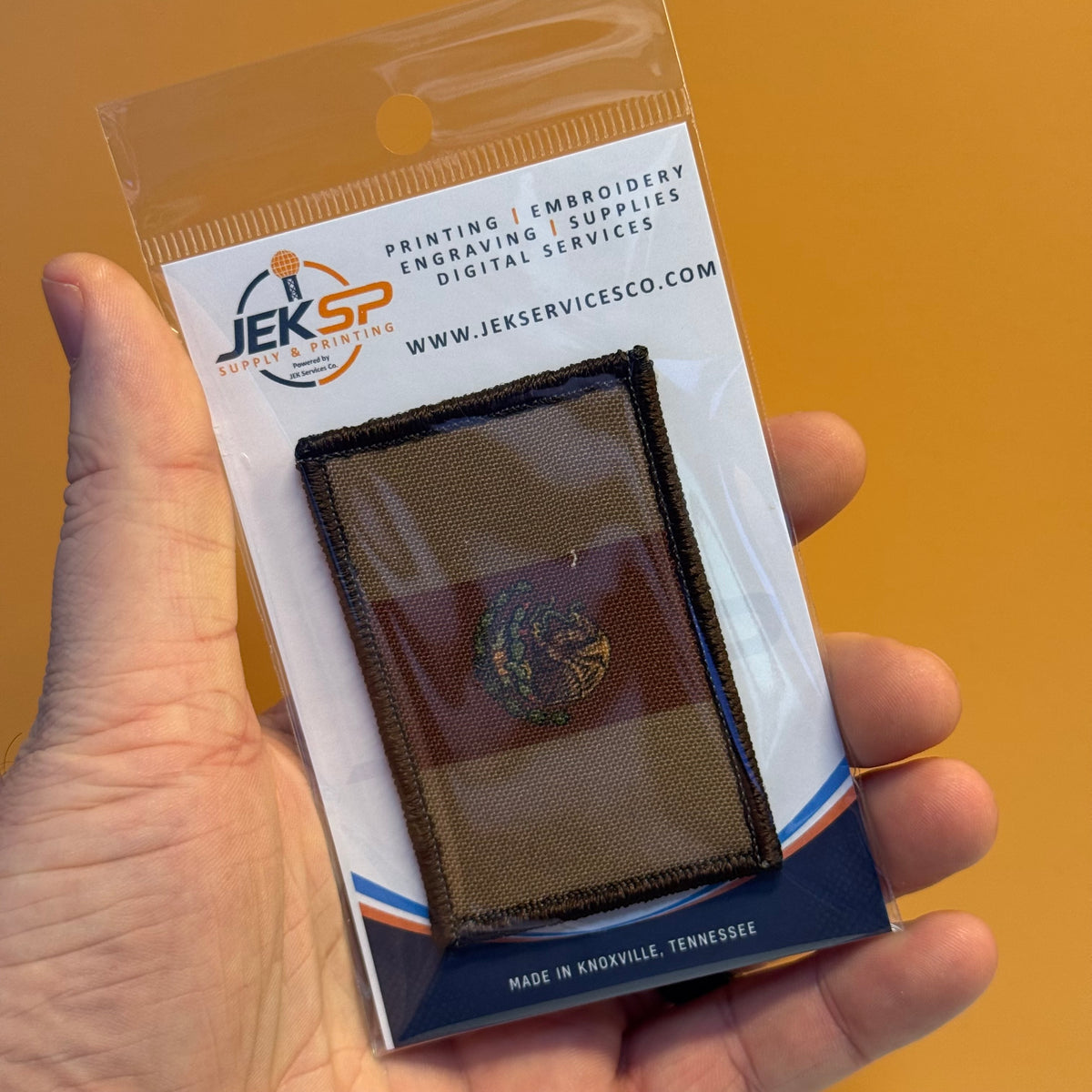 Mexico national flag printed flag patch by JEK Services Co, additional product view