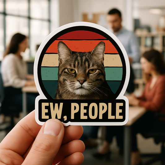 Ew, People Vinyl Sticker