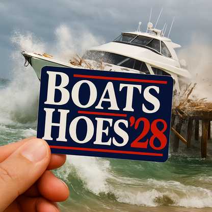 Boats & Hoes 2028 Vinyl Sticker