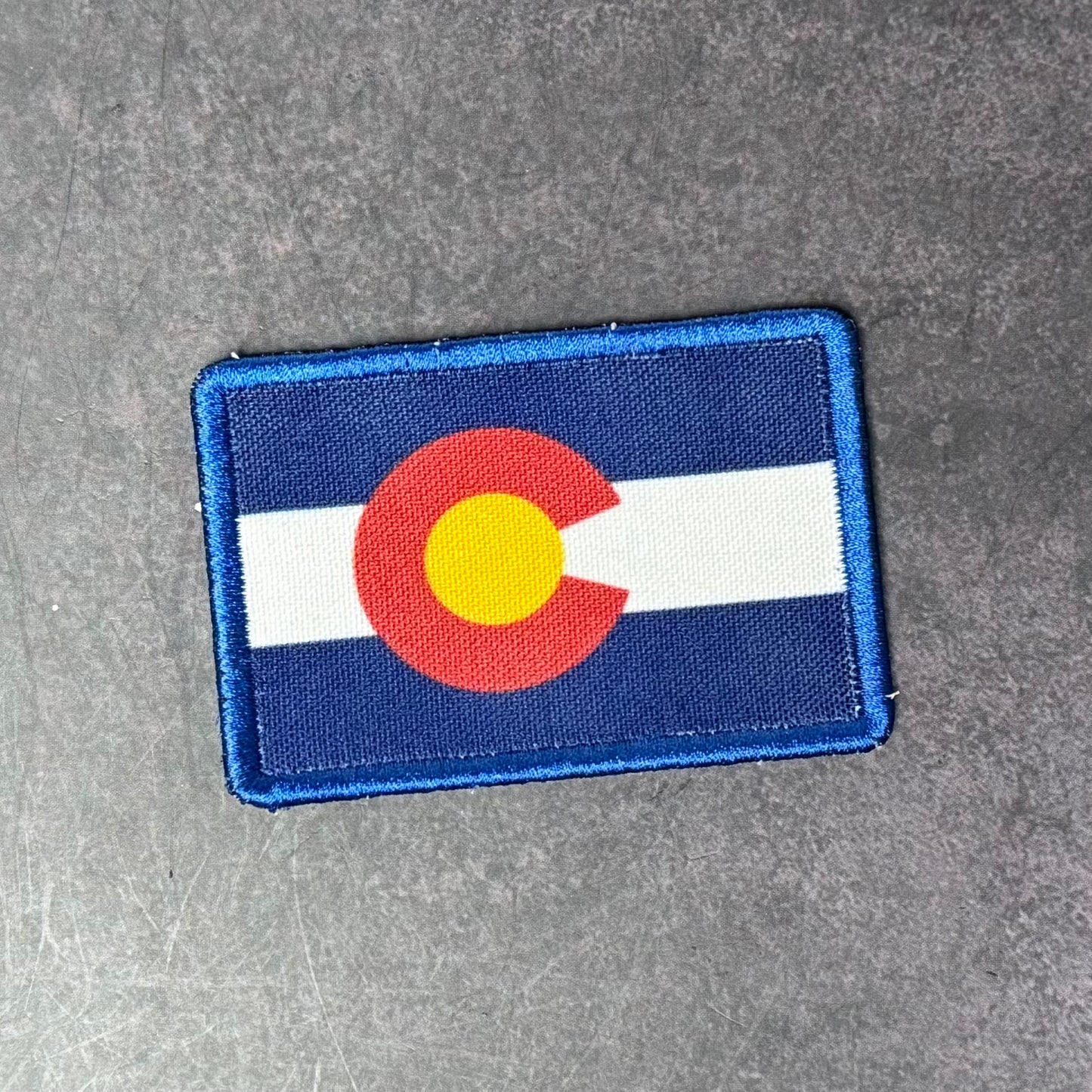 Colorado State Flag Patch | Made in USA | VELCRO® Brand Hook Backing