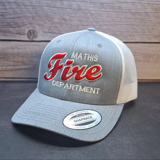 Custom 3D Puff Fire Department Hats – Personalized Firefighter Caps with Embroidered Department Name