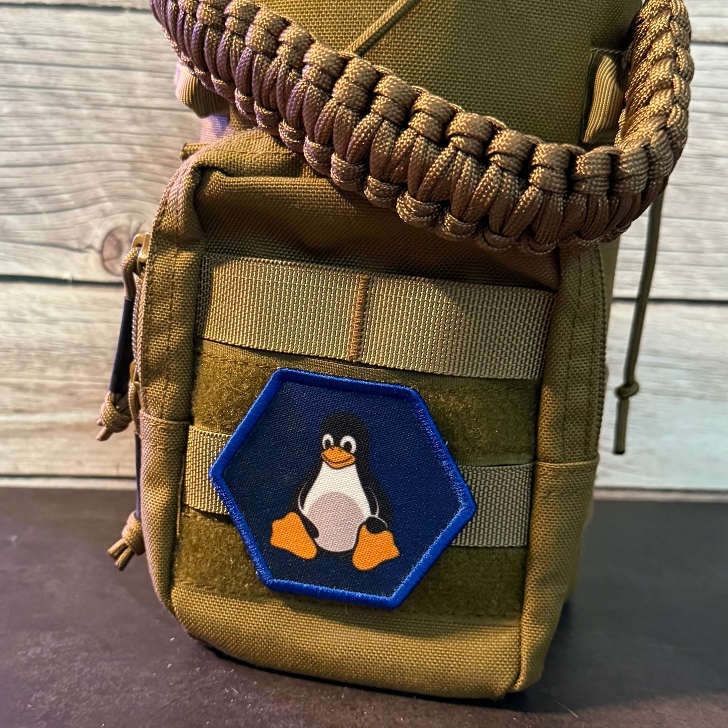 Linux Tux Penguin Morale Patch | Made in USA | VELCRO® Brand Hook Backing