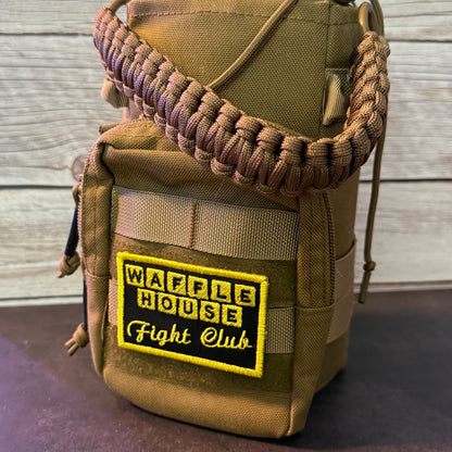 Waffle House Fight Club Funny Morale Patch | Made in USA | VELCRO® Brand Hook Backing