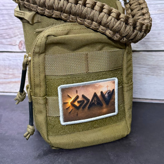 God Is Greater Than the Highs and Lows Morale Patch | Made in USA | VELCRO® Brand Hook Backing