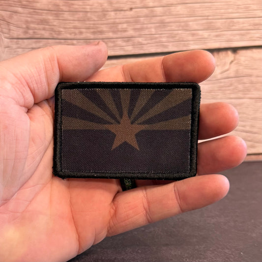 Arizona State Flag Patch | Made in USA | VELCRO® Brand Hook Backing