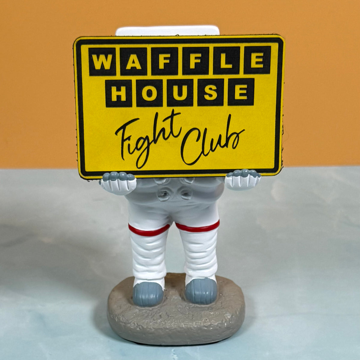 Waffle House Fight Club Synthetic Funny Morale Patch, 2x3" | Made in USA | VELCRO® Brand Hook Backing