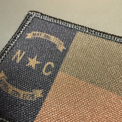 North Carolina State Flag printed canvas morale patch, product photo 7.