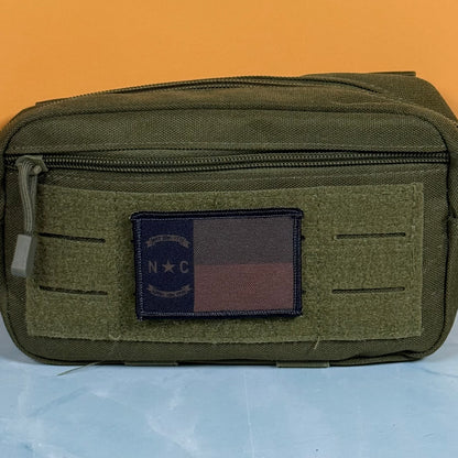 North Carolina State Flag printed canvas morale patch, product photo 9.