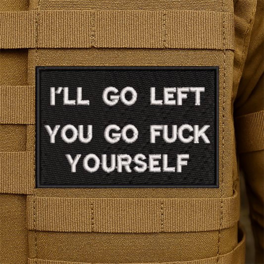 Go F!ck Yourself Funny Embroidered Morale Patch