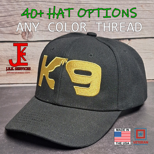K9 Handler-Trainer Embroidered Snapback & Flexfit Caps