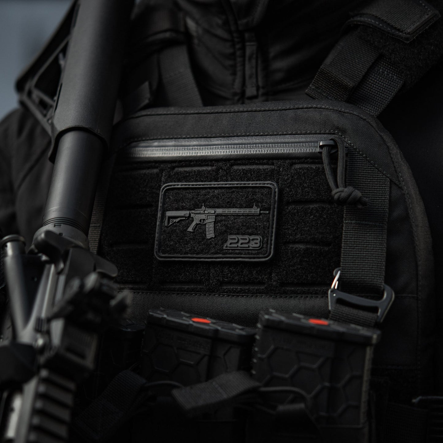 AR-15 223 PVC Morale Patch | M-Tac Tactical Patch