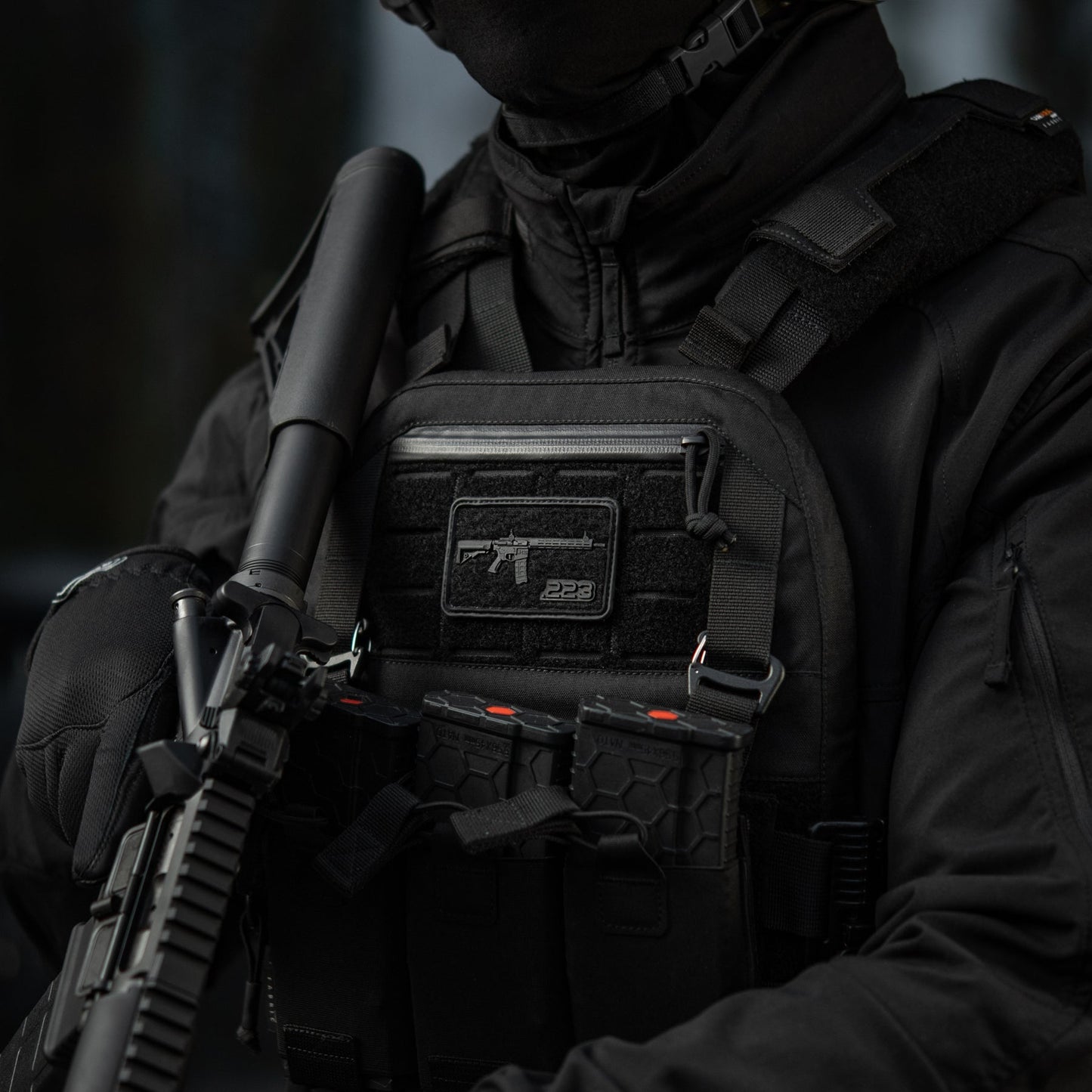 AR-15 223 PVC Morale Patch | M-Tac Tactical Patch