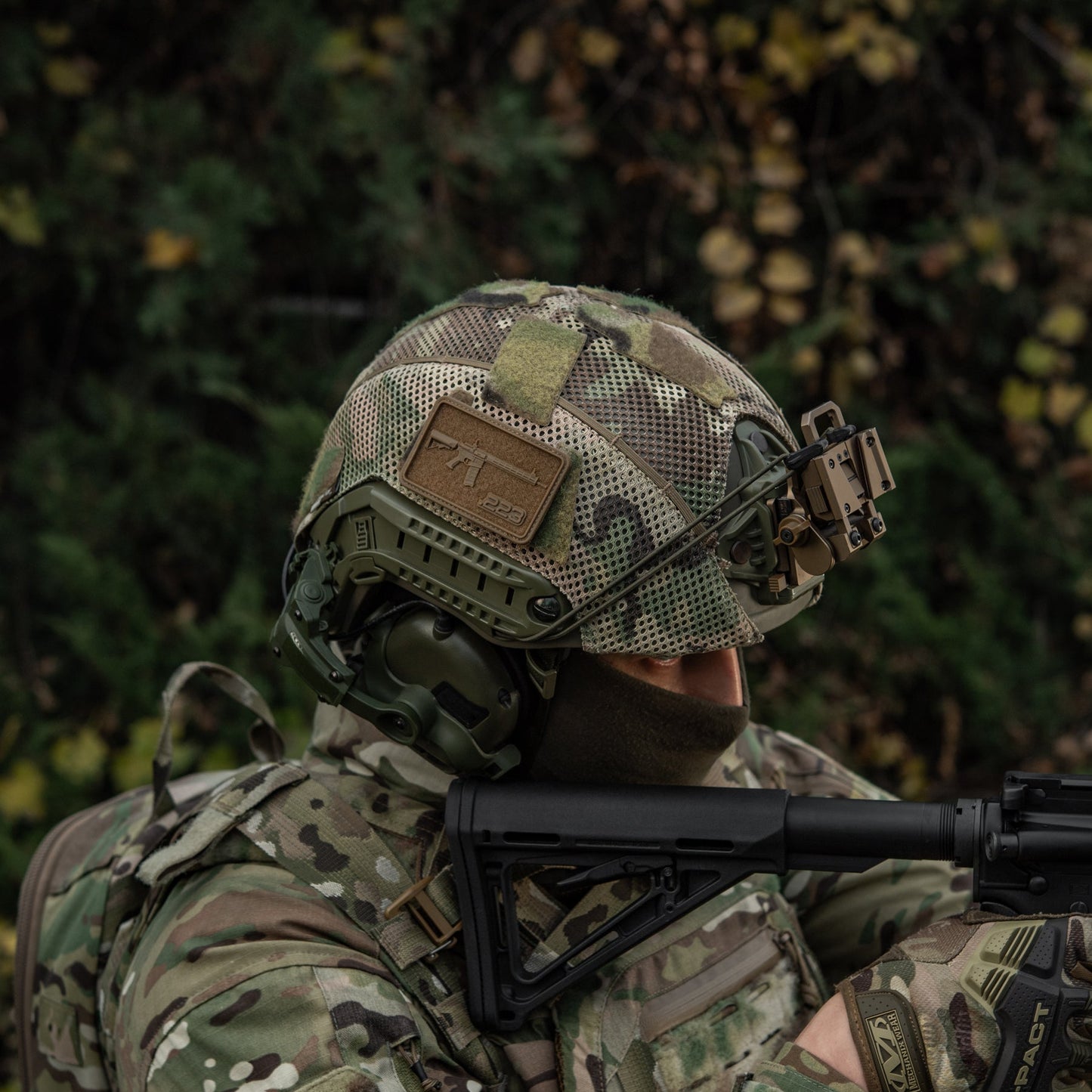 AR-15 223 PVC Morale Patch | M-Tac Tactical Patch