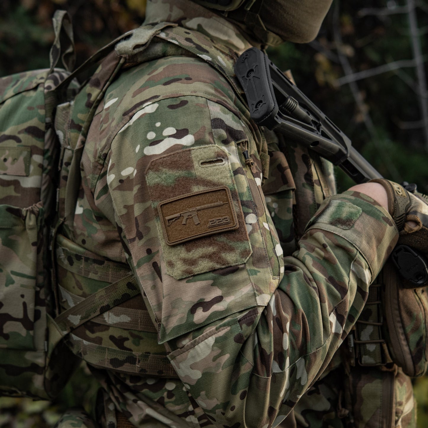 AR-15 223 PVC Morale Patch | M-Tac Tactical Patch