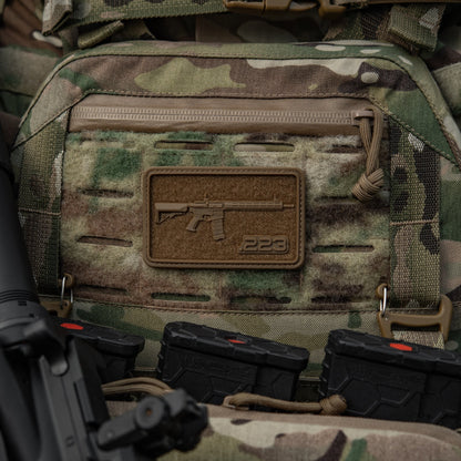 AR-15 223 PVC Morale Patch | M-Tac Tactical Patch