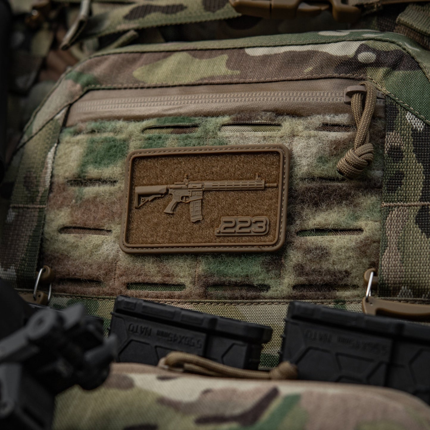 AR-15 223 PVC Morale Patch | M-Tac Tactical Patch