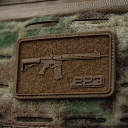 AR-15 223 PVC Morale Patch | M-Tac Tactical Patch