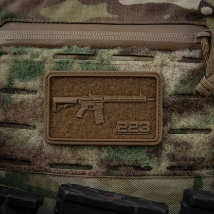 AR-15 223 PVC Morale Patch | M-Tac Tactical Patch