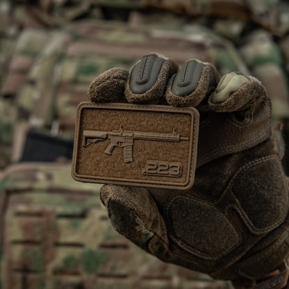 AR-15 223 PVC Morale Patch | M-Tac Tactical Patch