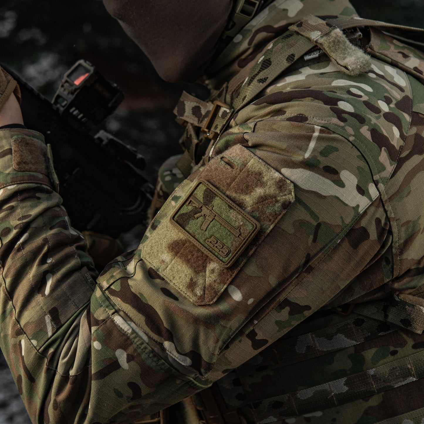 AR-15 223 PVC Morale Patch | M-Tac Tactical Patch