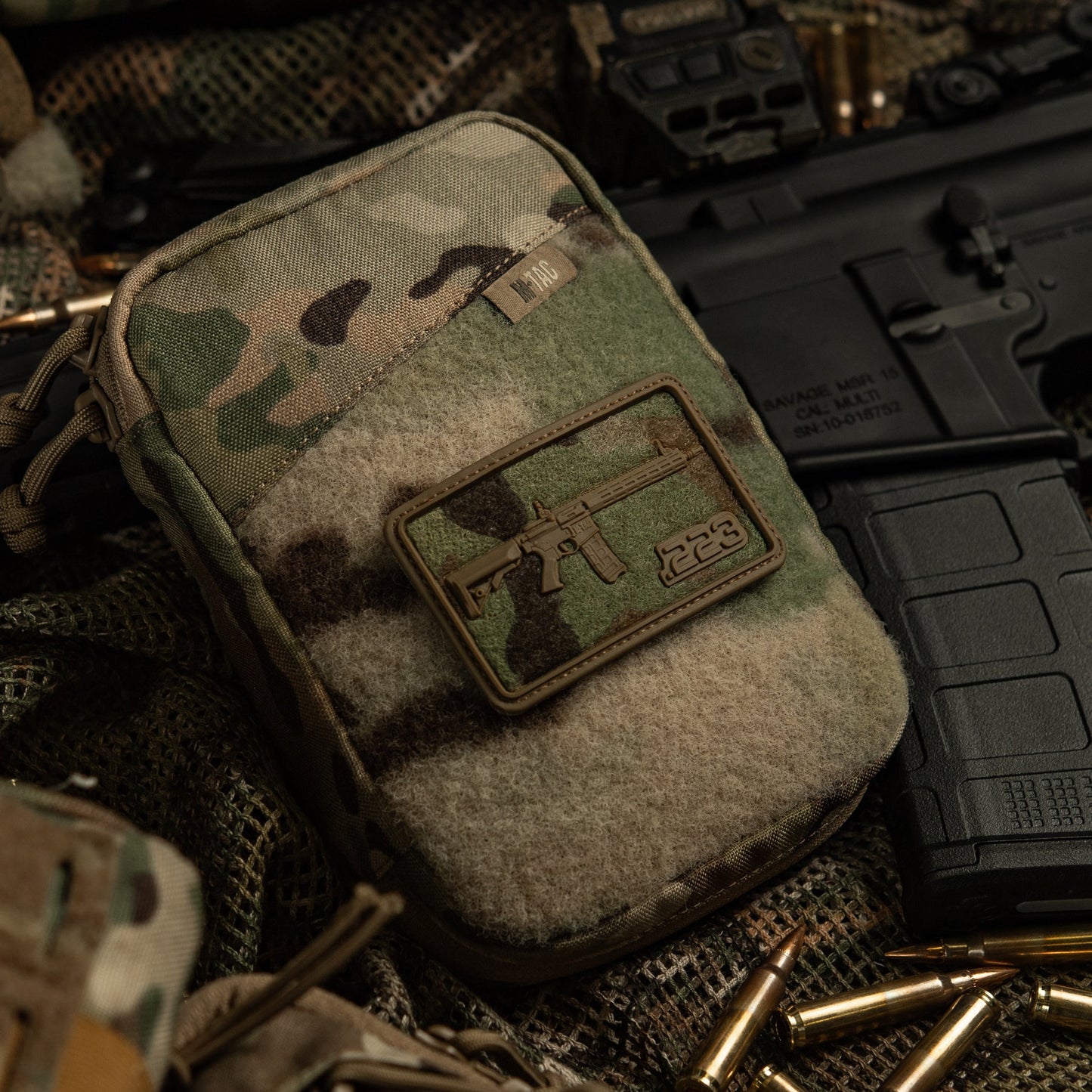 AR-15 223 PVC Morale Patch | M-Tac Tactical Patch