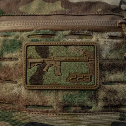 AR-15 223 PVC Morale Patch | M-Tac Tactical Patch