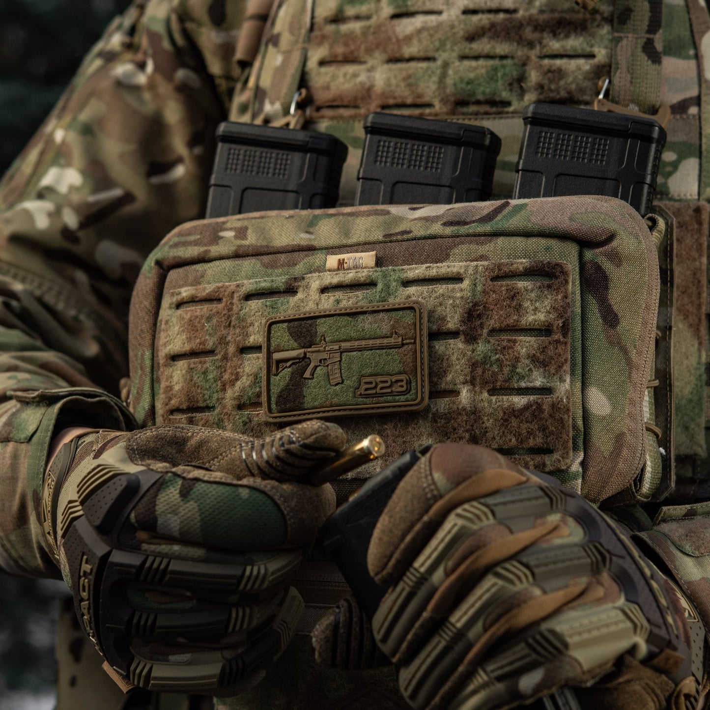AR-15 223 PVC Morale Patch | M-Tac Tactical Patch