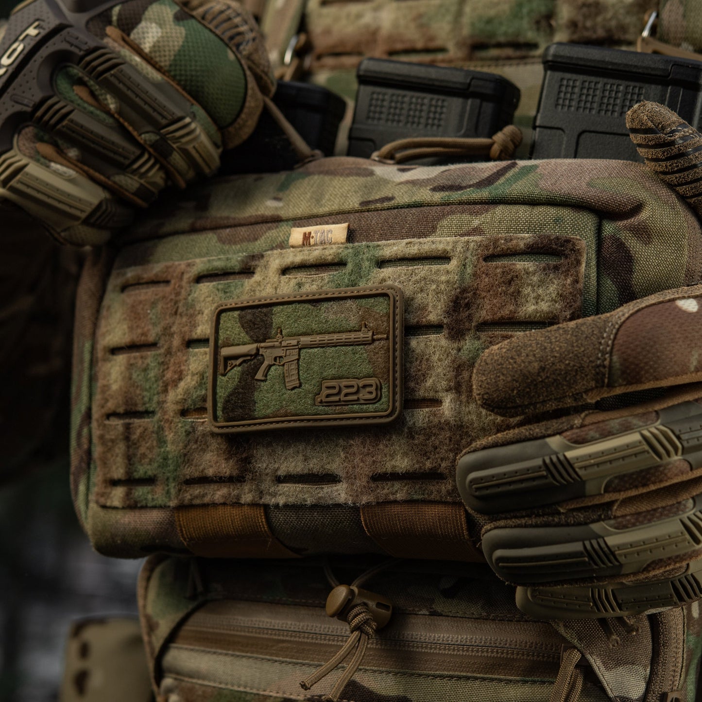 AR-15 223 PVC Morale Patch | M-Tac Tactical Patch