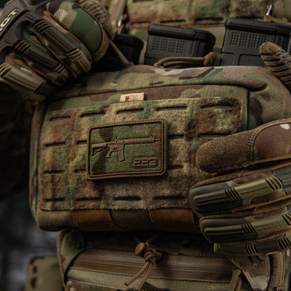 AR-15 223 PVC Morale Patch | M-Tac Tactical Patch