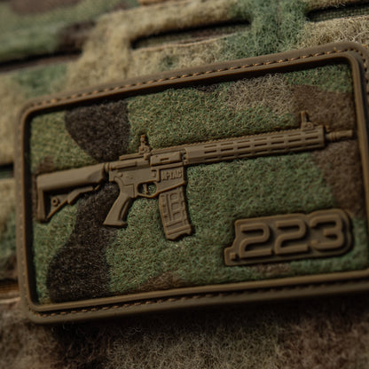 AR-15 223 PVC Morale Patch | M-Tac Tactical Patch